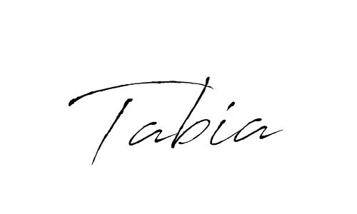 Design your own signature with our free online signature maker. With this signature software, you can create a handwritten (Antro_Vectra) signature for name Tabia. Tabia signature style 6 images and pictures png
