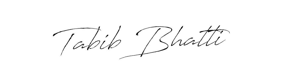 Create a beautiful signature design for name Tabib Bhatti. With this signature (Antro_Vectra) fonts, you can make a handwritten signature for free. Tabib Bhatti signature style 6 images and pictures png