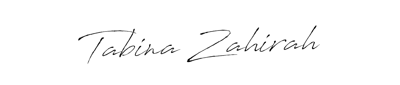 Use a signature maker to create a handwritten signature online. With this signature software, you can design (Antro_Vectra) your own signature for name Tabina Zahirah. Tabina Zahirah signature style 6 images and pictures png