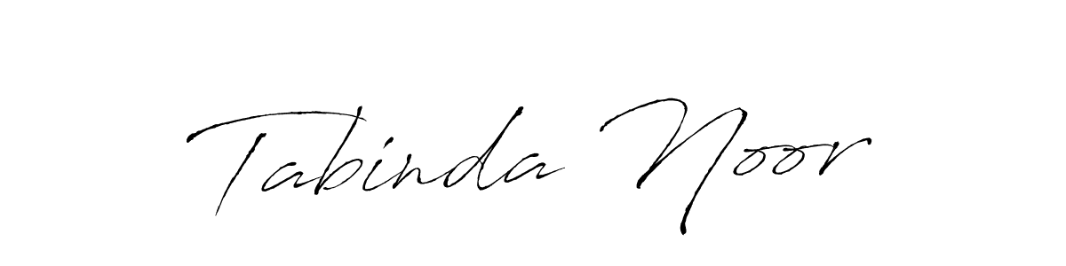 Make a beautiful signature design for name Tabinda Noor. With this signature (Antro_Vectra) style, you can create a handwritten signature for free. Tabinda Noor signature style 6 images and pictures png