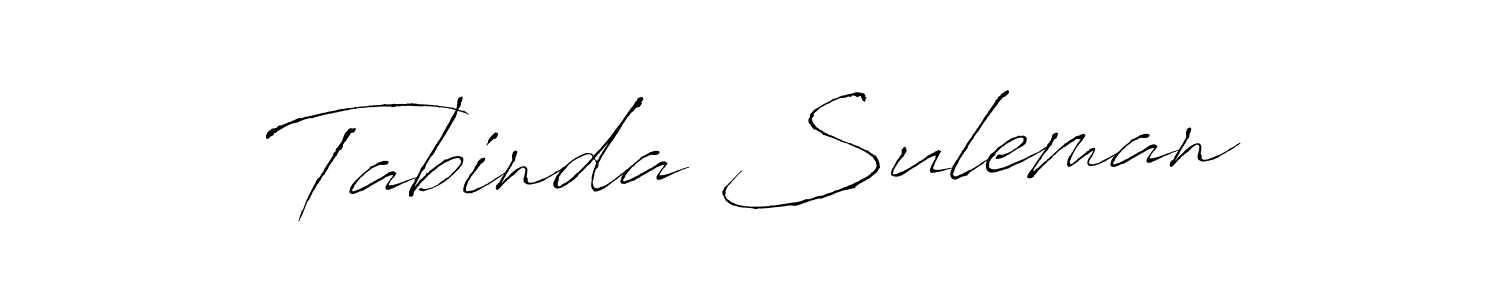Antro_Vectra is a professional signature style that is perfect for those who want to add a touch of class to their signature. It is also a great choice for those who want to make their signature more unique. Get Tabinda Suleman name to fancy signature for free. Tabinda Suleman signature style 6 images and pictures png