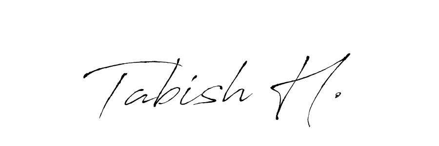 How to Draw Tabish H. signature style? Antro_Vectra is a latest design signature styles for name Tabish H.. Tabish H. signature style 6 images and pictures png