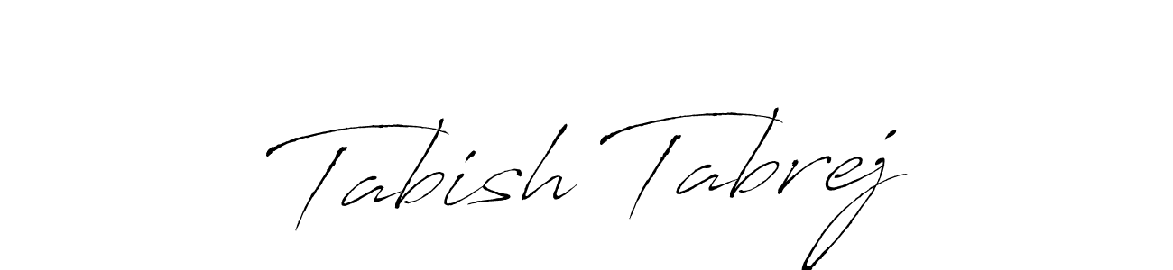 Antro_Vectra is a professional signature style that is perfect for those who want to add a touch of class to their signature. It is also a great choice for those who want to make their signature more unique. Get Tabish Tabrej name to fancy signature for free. Tabish Tabrej signature style 6 images and pictures png