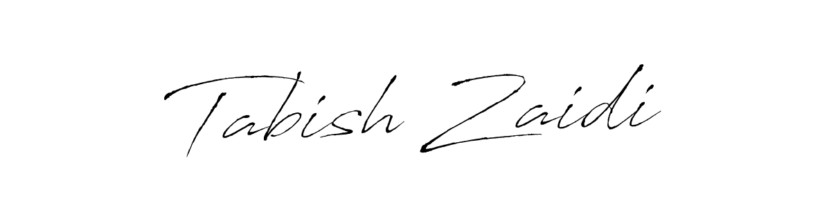 You should practise on your own different ways (Antro_Vectra) to write your name (Tabish Zaidi) in signature. don't let someone else do it for you. Tabish Zaidi signature style 6 images and pictures png