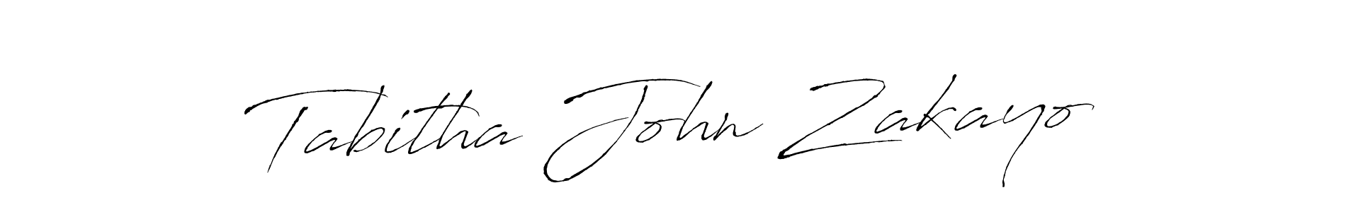 Make a beautiful signature design for name Tabitha John Zakayo. With this signature (Antro_Vectra) style, you can create a handwritten signature for free. Tabitha John Zakayo signature style 6 images and pictures png