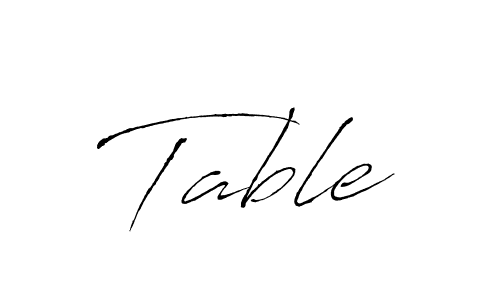 How to Draw Table signature style? Antro_Vectra is a latest design signature styles for name Table. Table signature style 6 images and pictures png