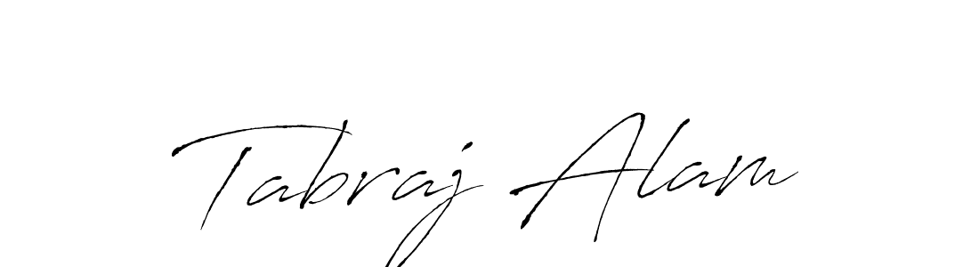 Make a beautiful signature design for name Tabraj Alam. With this signature (Antro_Vectra) style, you can create a handwritten signature for free. Tabraj Alam signature style 6 images and pictures png