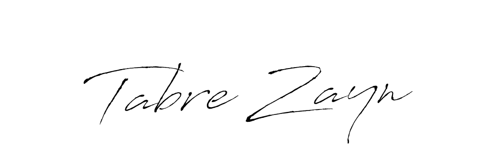 Tabre Zayn stylish signature style. Best Handwritten Sign (Antro_Vectra) for my name. Handwritten Signature Collection Ideas for my name Tabre Zayn. Tabre Zayn signature style 6 images and pictures png