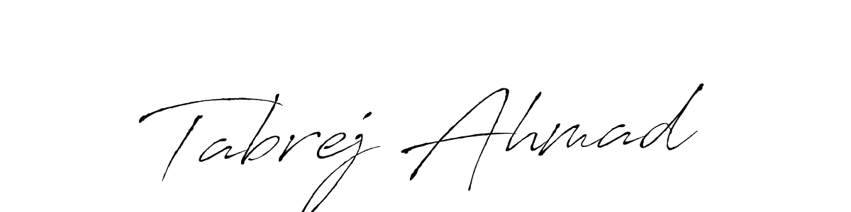 Use a signature maker to create a handwritten signature online. With this signature software, you can design (Antro_Vectra) your own signature for name Tabrej Ahmad. Tabrej Ahmad signature style 6 images and pictures png