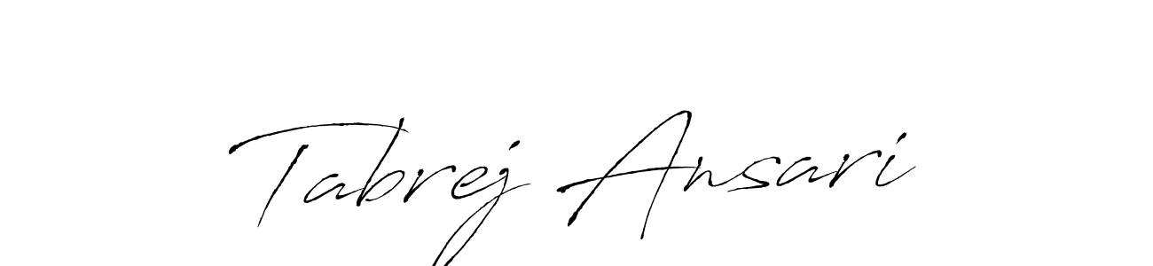 Also You can easily find your signature by using the search form. We will create Tabrej Ansari name handwritten signature images for you free of cost using Antro_Vectra sign style. Tabrej Ansari signature style 6 images and pictures png