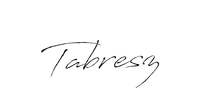 How to make Tabresz signature? Antro_Vectra is a professional autograph style. Create handwritten signature for Tabresz name. Tabresz signature style 6 images and pictures png