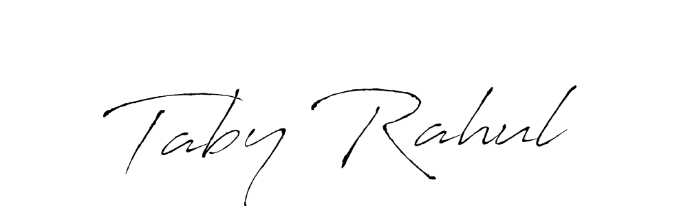 How to Draw Taby Rahul signature style? Antro_Vectra is a latest design signature styles for name Taby Rahul. Taby Rahul signature style 6 images and pictures png