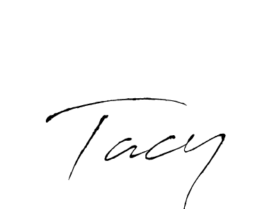 Use a signature maker to create a handwritten signature online. With this signature software, you can design (Antro_Vectra) your own signature for name Tacy. Tacy signature style 6 images and pictures png