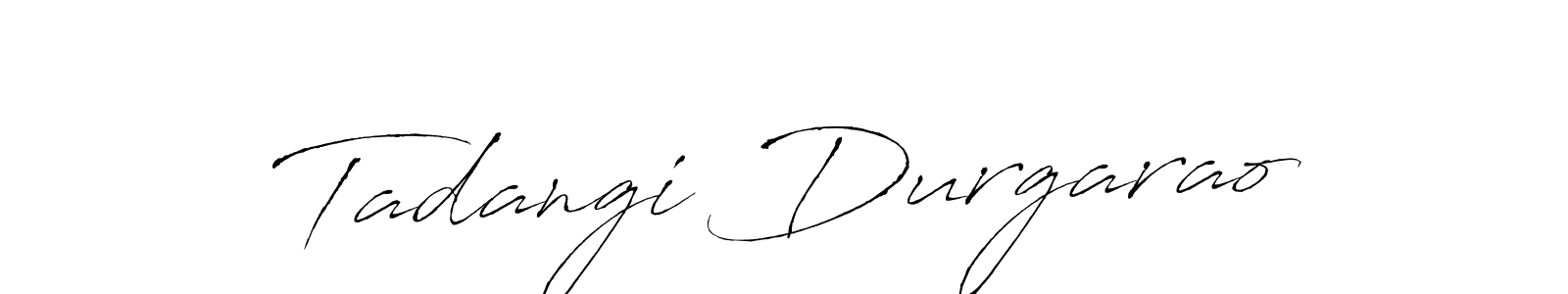 Use a signature maker to create a handwritten signature online. With this signature software, you can design (Antro_Vectra) your own signature for name Tadangi Durgarao. Tadangi Durgarao signature style 6 images and pictures png