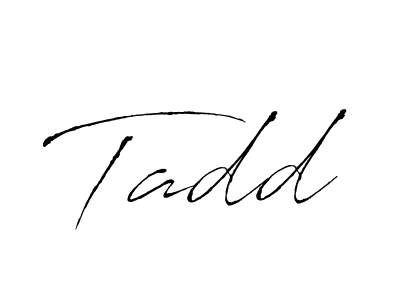 Make a beautiful signature design for name Tadd. With this signature (Antro_Vectra) style, you can create a handwritten signature for free. Tadd signature style 6 images and pictures png
