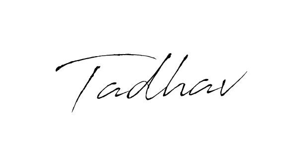 Tadhav stylish signature style. Best Handwritten Sign (Antro_Vectra) for my name. Handwritten Signature Collection Ideas for my name Tadhav. Tadhav signature style 6 images and pictures png