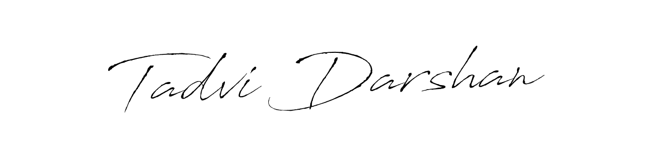 Make a beautiful signature design for name Tadvi Darshan. Use this online signature maker to create a handwritten signature for free. Tadvi Darshan signature style 6 images and pictures png