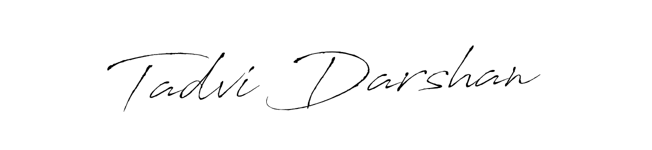 You can use this online signature creator to create a handwritten signature for the name Tadvi Darshan. This is the best online autograph maker. Tadvi Darshan signature style 6 images and pictures png