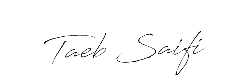 Also we have Taeb Saifi name is the best signature style. Create professional handwritten signature collection using Antro_Vectra autograph style. Taeb Saifi signature style 6 images and pictures png