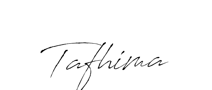 Design your own signature with our free online signature maker. With this signature software, you can create a handwritten (Antro_Vectra) signature for name Tafhima. Tafhima signature style 6 images and pictures png