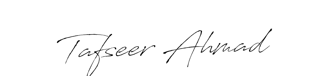 Design your own signature with our free online signature maker. With this signature software, you can create a handwritten (Antro_Vectra) signature for name Tafseer Ahmad. Tafseer Ahmad signature style 6 images and pictures png