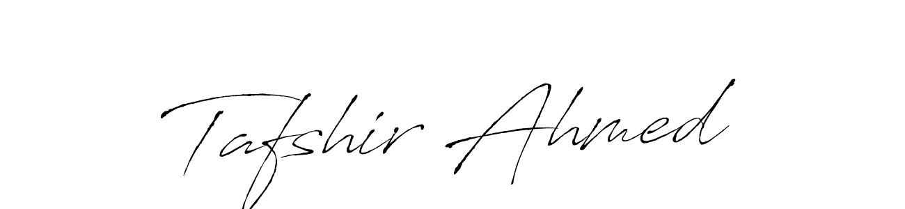 Make a beautiful signature design for name Tafshir Ahmed. Use this online signature maker to create a handwritten signature for free. Tafshir Ahmed signature style 6 images and pictures png