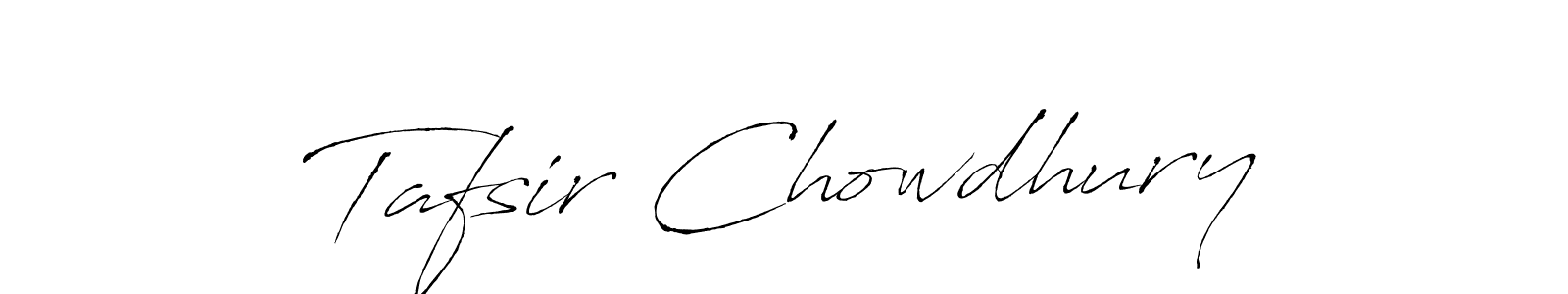 Design your own signature with our free online signature maker. With this signature software, you can create a handwritten (Antro_Vectra) signature for name Tafsir Chowdhury. Tafsir Chowdhury signature style 6 images and pictures png