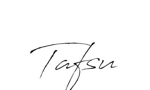 Make a beautiful signature design for name Tafsu. With this signature (Antro_Vectra) style, you can create a handwritten signature for free. Tafsu signature style 6 images and pictures png