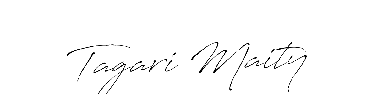 How to make Tagari Maity signature? Antro_Vectra is a professional autograph style. Create handwritten signature for Tagari Maity name. Tagari Maity signature style 6 images and pictures png