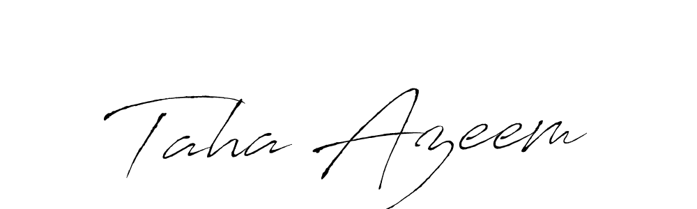 How to Draw Taha Azeem signature style? Antro_Vectra is a latest design signature styles for name Taha Azeem. Taha Azeem signature style 6 images and pictures png