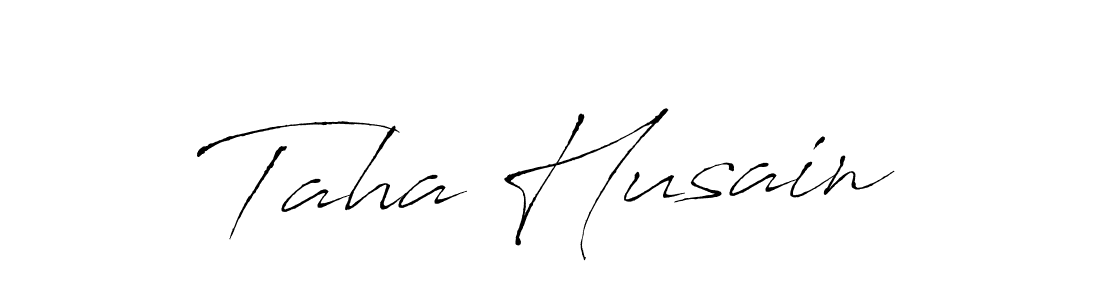 This is the best signature style for the Taha Husain name. Also you like these signature font (Antro_Vectra). Mix name signature. Taha Husain signature style 6 images and pictures png