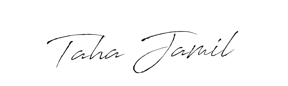 Make a beautiful signature design for name Taha Jamil. Use this online signature maker to create a handwritten signature for free. Taha Jamil signature style 6 images and pictures png