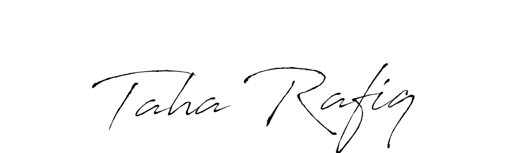 Also we have Taha Rafiq name is the best signature style. Create professional handwritten signature collection using Antro_Vectra autograph style. Taha Rafiq signature style 6 images and pictures png