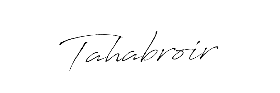 Tahabroir stylish signature style. Best Handwritten Sign (Antro_Vectra) for my name. Handwritten Signature Collection Ideas for my name Tahabroir. Tahabroir signature style 6 images and pictures png