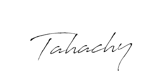 Create a beautiful signature design for name Tahachy. With this signature (Antro_Vectra) fonts, you can make a handwritten signature for free. Tahachy signature style 6 images and pictures png