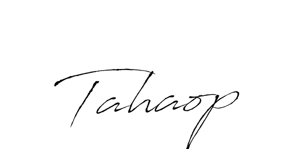 Make a short Tahaop signature style. Manage your documents anywhere anytime using Antro_Vectra. Create and add eSignatures, submit forms, share and send files easily. Tahaop signature style 6 images and pictures png