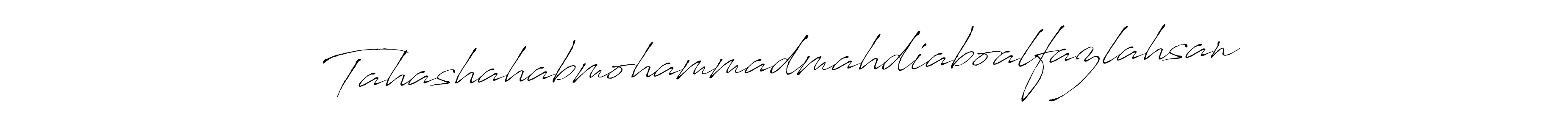 You should practise on your own different ways (Antro_Vectra) to write your name (Tahashahabmohammadmahdiaboalfazlahsan) in signature. don't let someone else do it for you. Tahashahabmohammadmahdiaboalfazlahsan signature style 6 images and pictures png