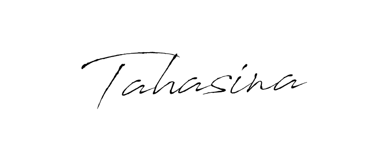 How to make Tahasina signature? Antro_Vectra is a professional autograph style. Create handwritten signature for Tahasina name. Tahasina signature style 6 images and pictures png