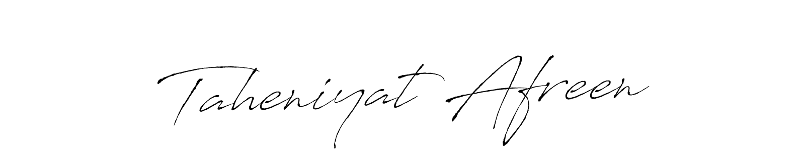 Use a signature maker to create a handwritten signature online. With this signature software, you can design (Antro_Vectra) your own signature for name Taheniyat Afreen. Taheniyat Afreen signature style 6 images and pictures png