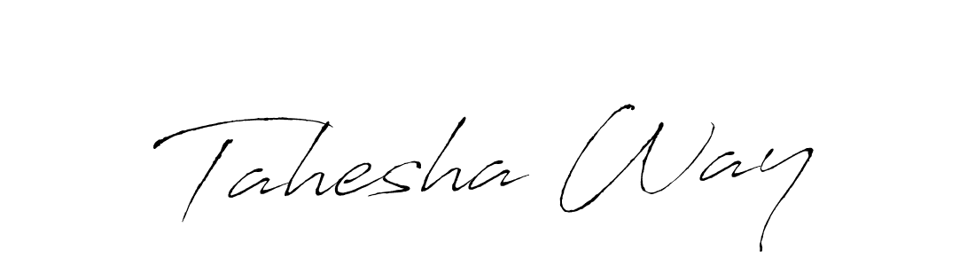 Also You can easily find your signature by using the search form. We will create Tahesha Way name handwritten signature images for you free of cost using Antro_Vectra sign style. Tahesha Way signature style 6 images and pictures png