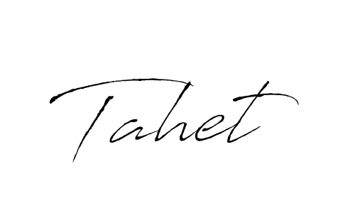 The best way (Antro_Vectra) to make a short signature is to pick only two or three words in your name. The name Tahet include a total of six letters. For converting this name. Tahet signature style 6 images and pictures png