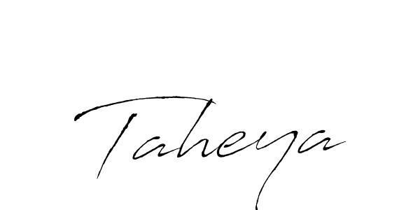 How to make Taheya signature? Antro_Vectra is a professional autograph style. Create handwritten signature for Taheya name. Taheya signature style 6 images and pictures png