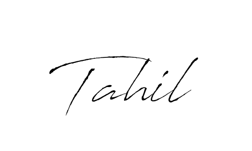 Create a beautiful signature design for name Tahil. With this signature (Antro_Vectra) fonts, you can make a handwritten signature for free. Tahil signature style 6 images and pictures png