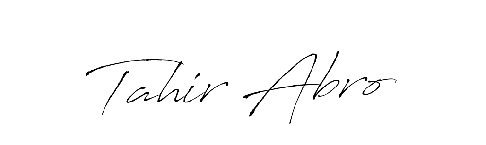 You can use this online signature creator to create a handwritten signature for the name Tahir Abro. This is the best online autograph maker. Tahir Abro signature style 6 images and pictures png