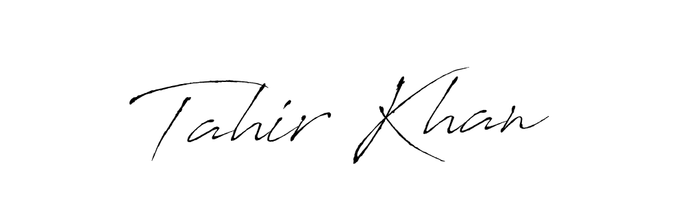 Also we have Tahir Khan name is the best signature style. Create professional handwritten signature collection using Antro_Vectra autograph style. Tahir Khan signature style 6 images and pictures png