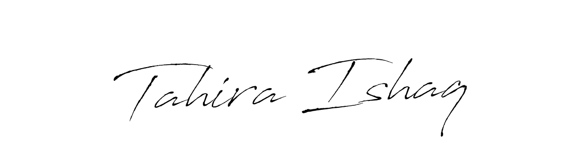Similarly Antro_Vectra is the best handwritten signature design. Signature creator online .You can use it as an online autograph creator for name Tahira Ishaq. Tahira Ishaq signature style 6 images and pictures png