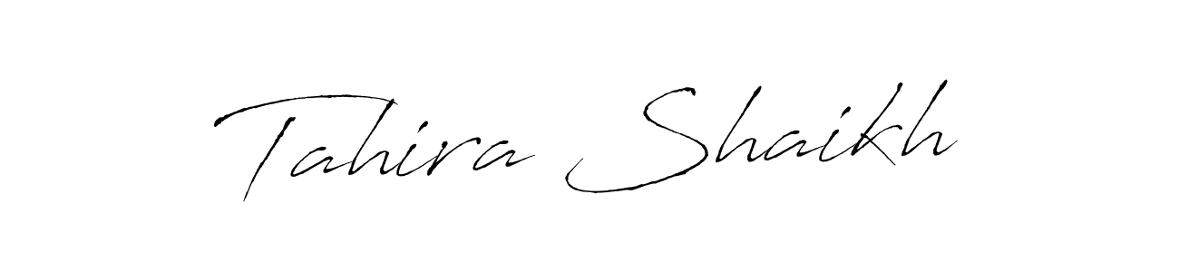 This is the best signature style for the Tahira Shaikh name. Also you like these signature font (Antro_Vectra). Mix name signature. Tahira Shaikh signature style 6 images and pictures png