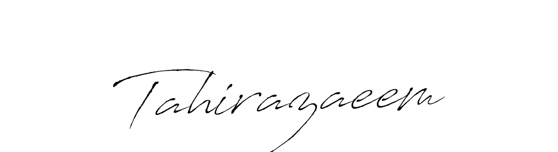 The best way (Antro_Vectra) to make a short signature is to pick only two or three words in your name. The name Tahirazaeem include a total of six letters. For converting this name. Tahirazaeem signature style 6 images and pictures png