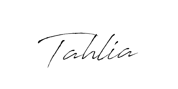 You should practise on your own different ways (Antro_Vectra) to write your name (Tahlia) in signature. don't let someone else do it for you. Tahlia signature style 6 images and pictures png