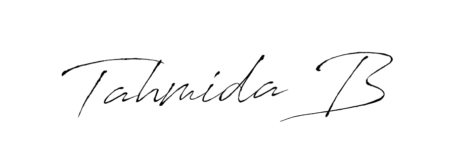 Once you've used our free online signature maker to create your best signature Antro_Vectra style, it's time to enjoy all of the benefits that Tahmida B name signing documents. Tahmida B signature style 6 images and pictures png